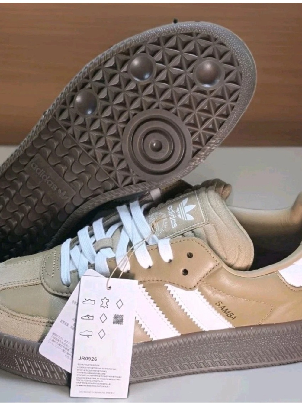 adidas Samba Xlg  Mens Brown Sneakers Casual Shoes JR0926